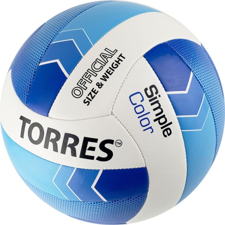 Купить Мяч волейбольный Torres Simple Color любительский р.5 в Зеленодольске 